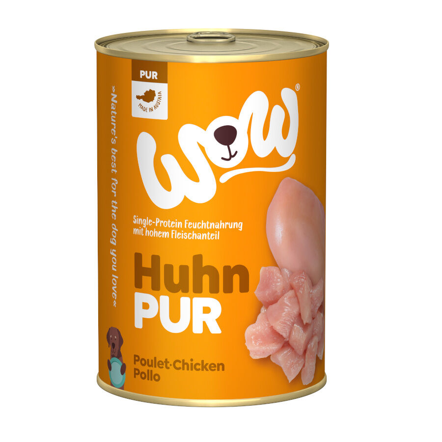 Wow Food Pure Pollo lata para perros